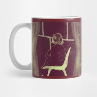 Loneliness window Mug